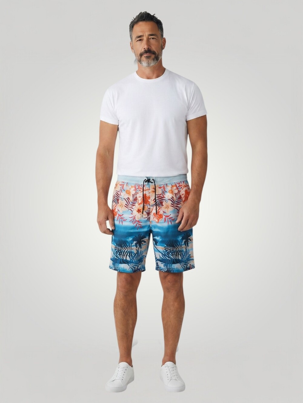 Tommy Bahama‎ Relax Mens XXL Swim Trunks Board Shorts Tropical Hibiscus Palm